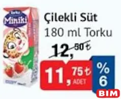 TORKU ÇİLEKLİ SÜT 180 ML